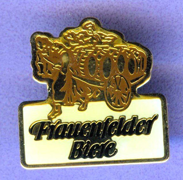 Placchette & Badge: Frauenfelder Bier – Usato da Winterthur venduto da Sammleroase