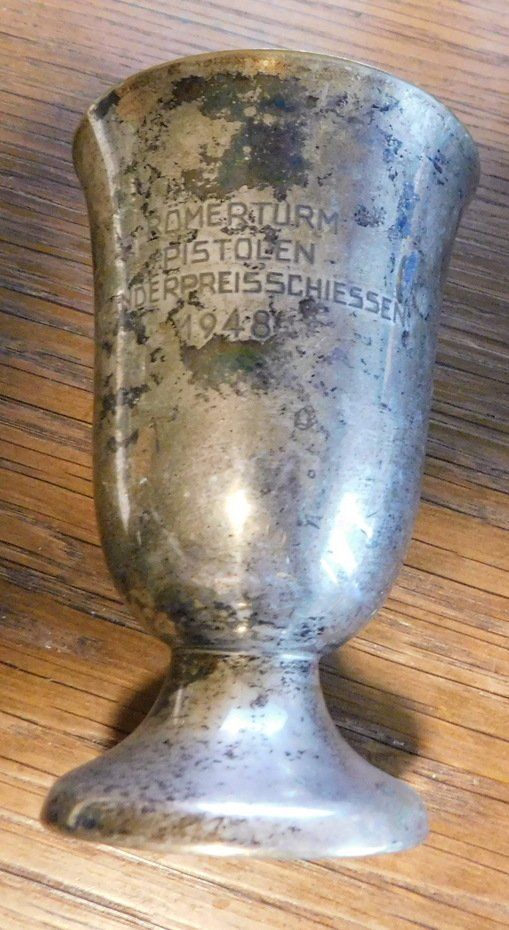 Sonstiges zum Sammeln & Seltenes: Alte Pokale versilbert, 5 Stück – Gebraucht aus Villnachern von Niggo0 5