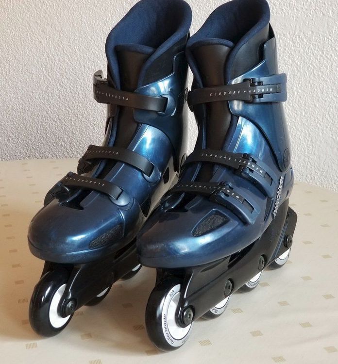 Inline Skates, Damen, Gr.38, mit neuen Rädern, inkl Schoner Kaufen auf Ricardo