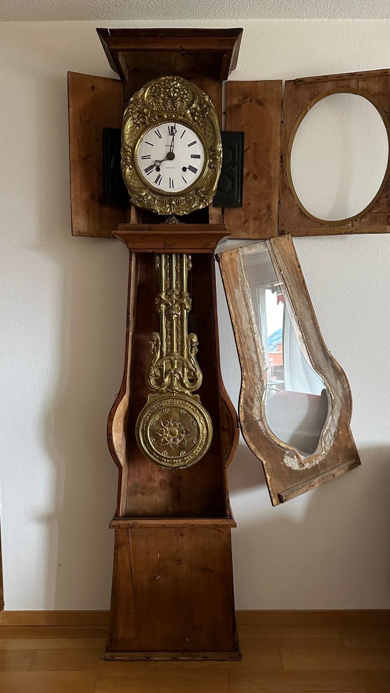 Orologi da terra & Orologi da parete: Gute Comtoise Standuhr – Usato da Luzern venduto da Waltess 4