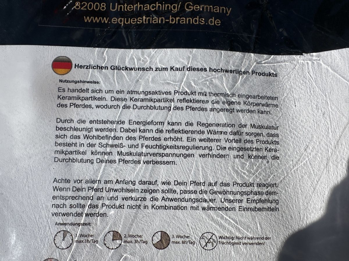Coperte: Abschwitzdecke – Nuovo e nell'imballaggio originale da Wohlen b. Bern venduto da chrige84 2