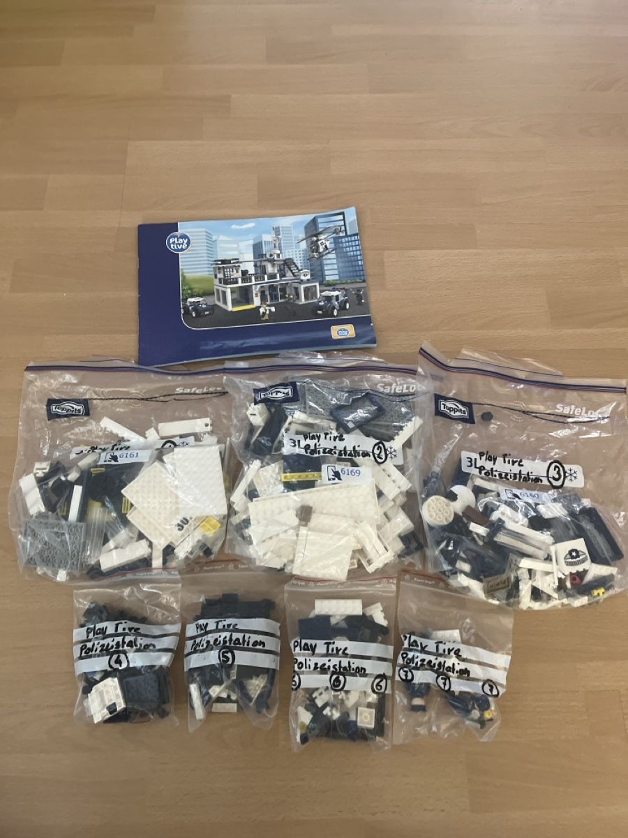 Kit di costruzioni: Playtive Polizei-Station Bausteine Set neuwertig – Usato da Domat/Ems venduto da anomis86 1