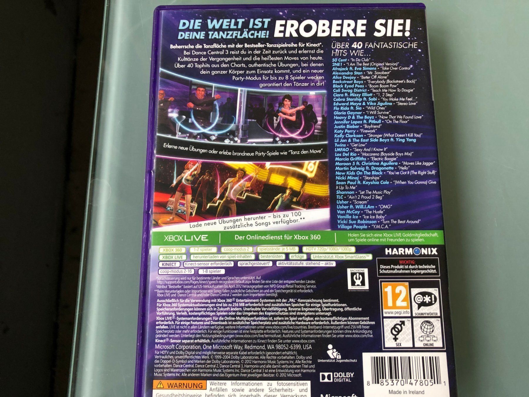 Microsoft Giochi: Xbox 360 Kinect Dance3 Central Microsoft – Usato da Arisdorf venduto da comestibles 2