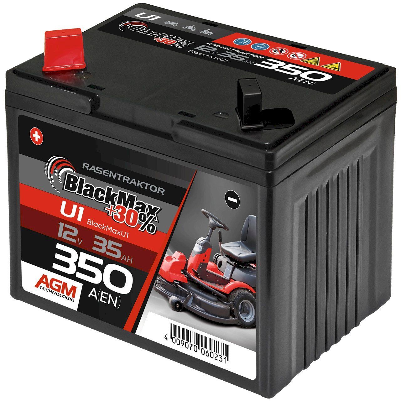 Batterie: BlackMax Aufsitzmäher Batterie 12V 35Ah – Nuovo e nell'imballaggio originale da Bottighofen venduto da zaap 1