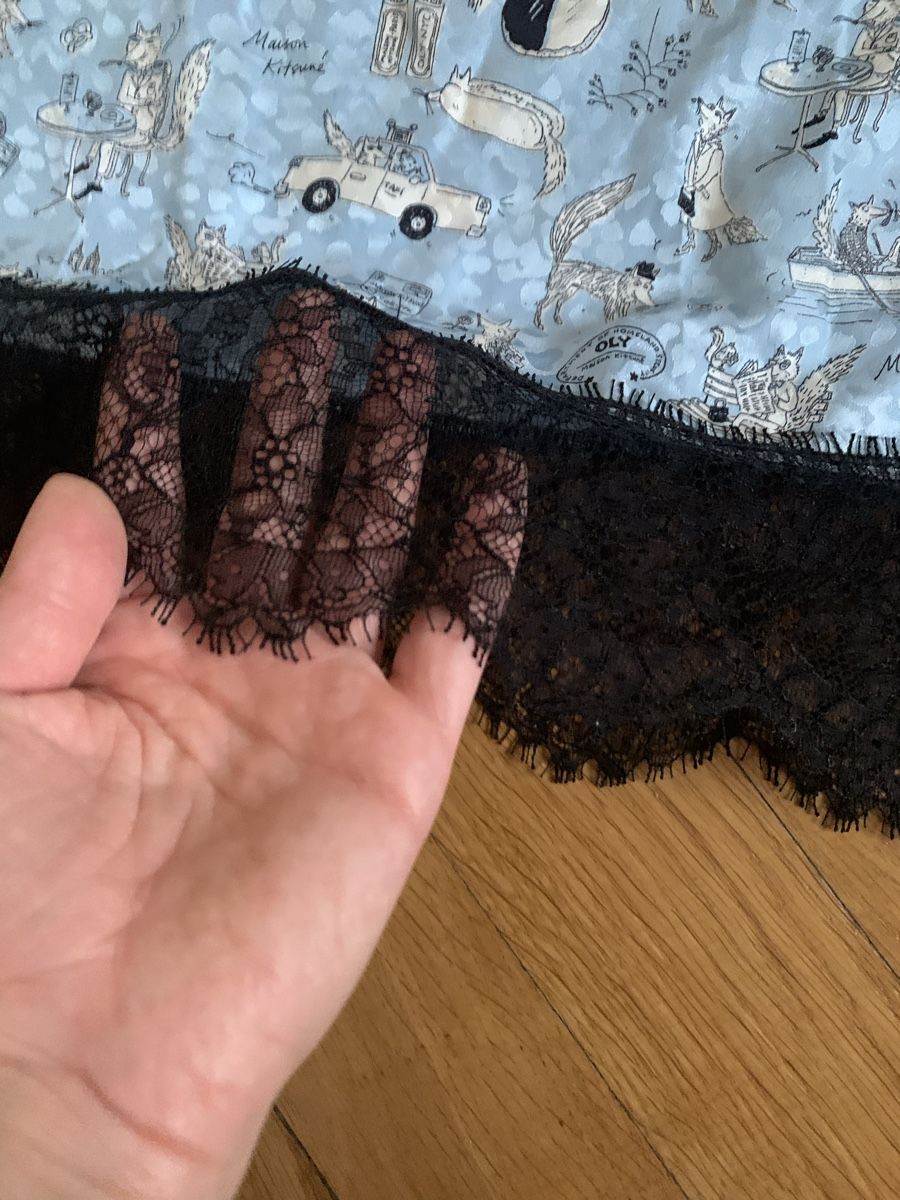 Röcke: Jupe satin Maison Kitsune  – Neu und originalverpackt aus Genève von rez_c6c6 3