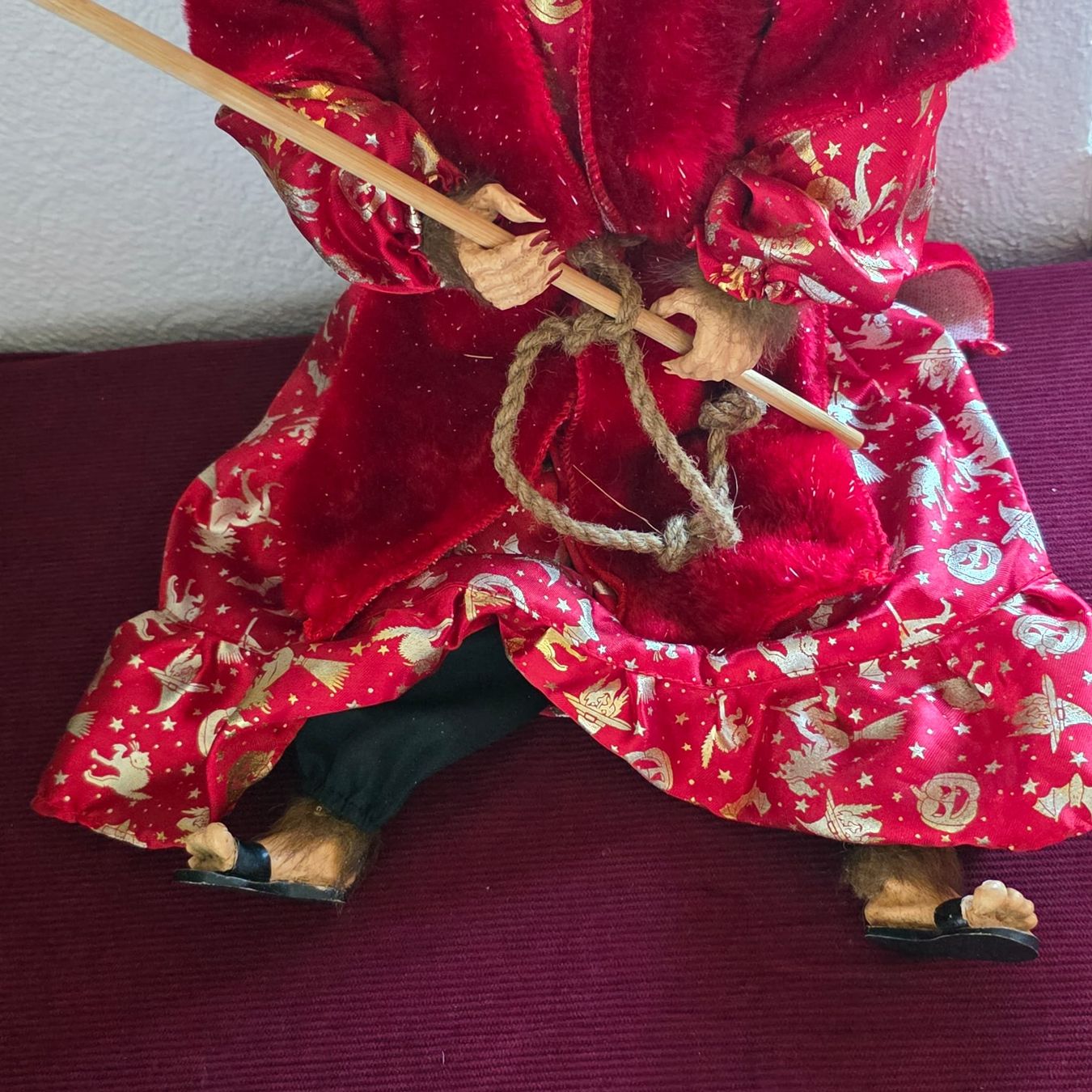 Statuette: Deko Hexe mit Besen, ca. 60cm gross – Usato da Rheinsulz venduto da Dred 4