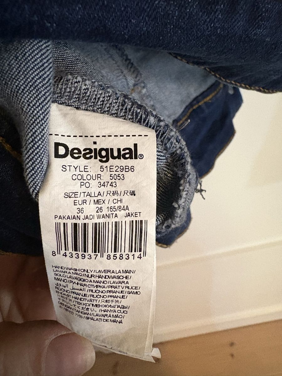 Desigual Giacche: Jeans Jacke von DESIGUAL Gr. 36 – Usato da Schwerzenbach venduto da frauminze 4