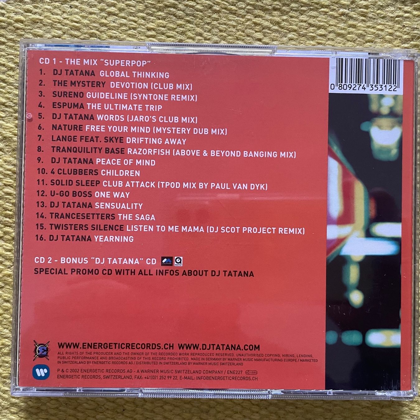 CD: DJ TATANA-2CD SUPERPOP – Usato da Rorschacherberg venduto da CD-Roli 1