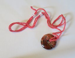 Kette Brekzien Jaspis Donut