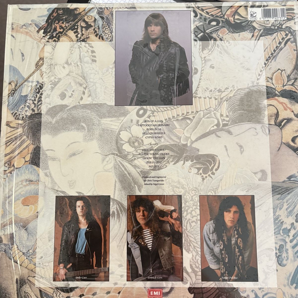 Dischi in vinile: Bruce Dickinson - Tattooed Millionaire LP 1990 – Usato da Guntershausen venduto da Simone_75 1