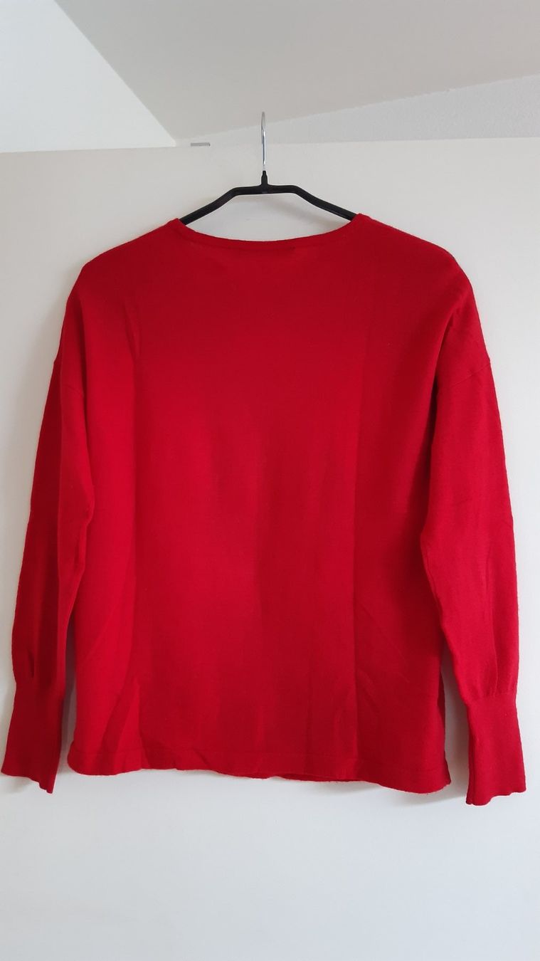 Betty Barclay Pullover & Sweatshirts: BETTY BARCLAY COLLECTION Pullover rot mit Perlen Gr. M/L – Gebraucht aus Basel von Fashionvictim 2