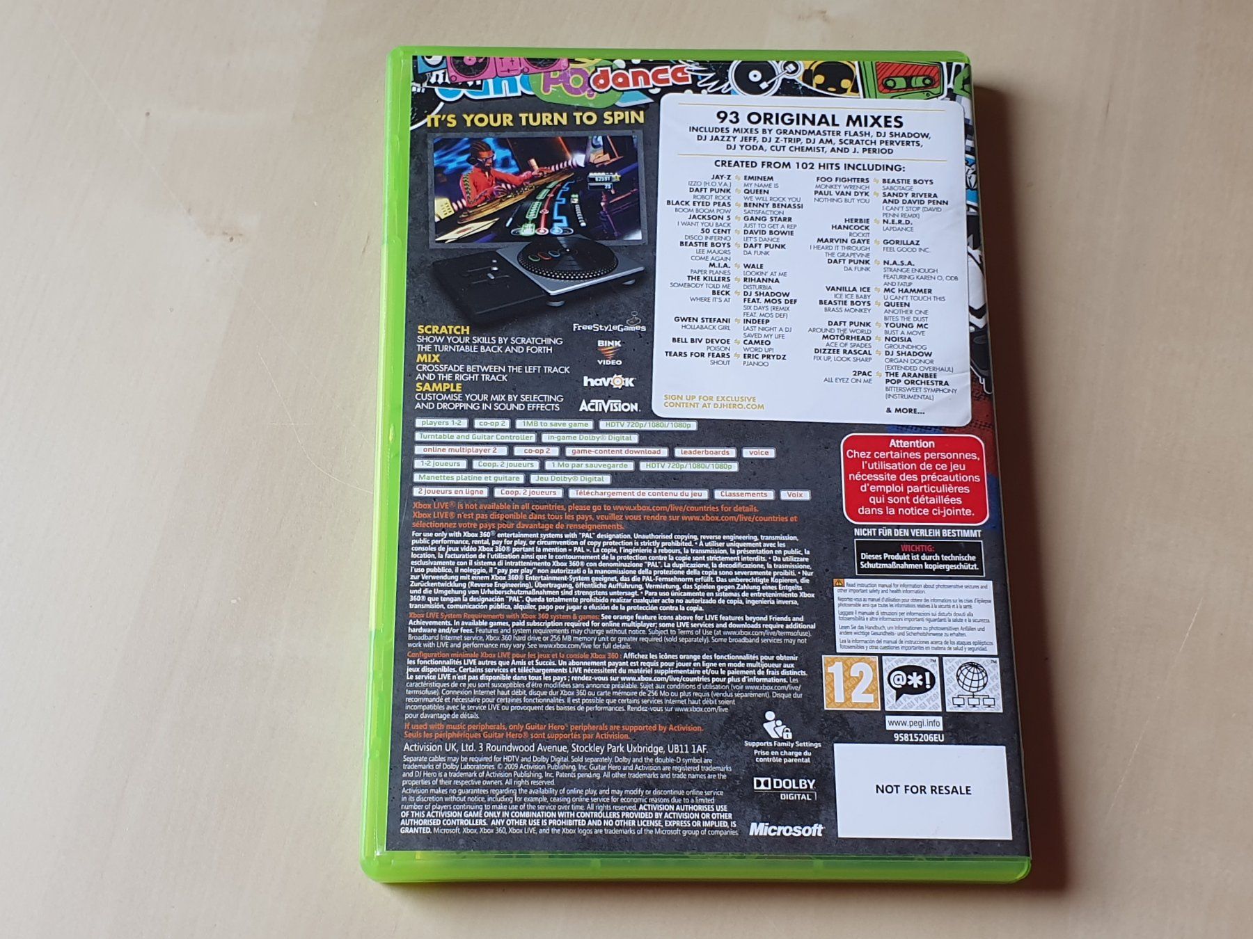 Microsoft Giochi: DJ Hero – Usato da Stansstad venduto da collectorsshop 1