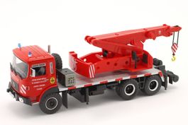 Saviem CAFL EPG Feuerwehr Kranwagen 1971 rot / silber /
