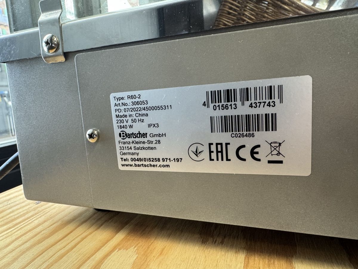Bartscher Elettrodomestici da cucina: Wärmevitrine Warmhaltvitrine Bartscher – Nuovo (secondo la descrizione) da Baltschieder venduto da RS4-S4 2