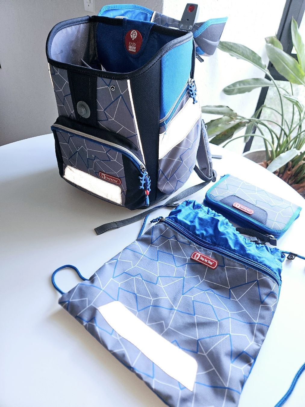 Step by Step Borse & Zaini: Step by Step Schulsack Set mit Zubehör – Usato da Basel venduto da Haile1 6