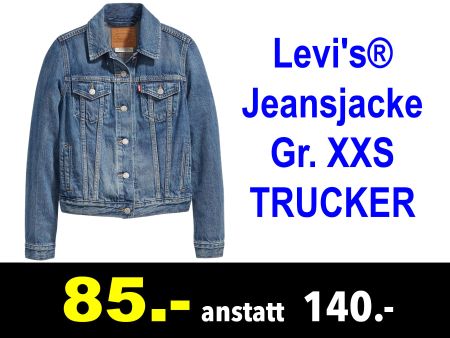 🔴 Levi's® Gr. XXS TRUCKER Jeansjacke /996Z
