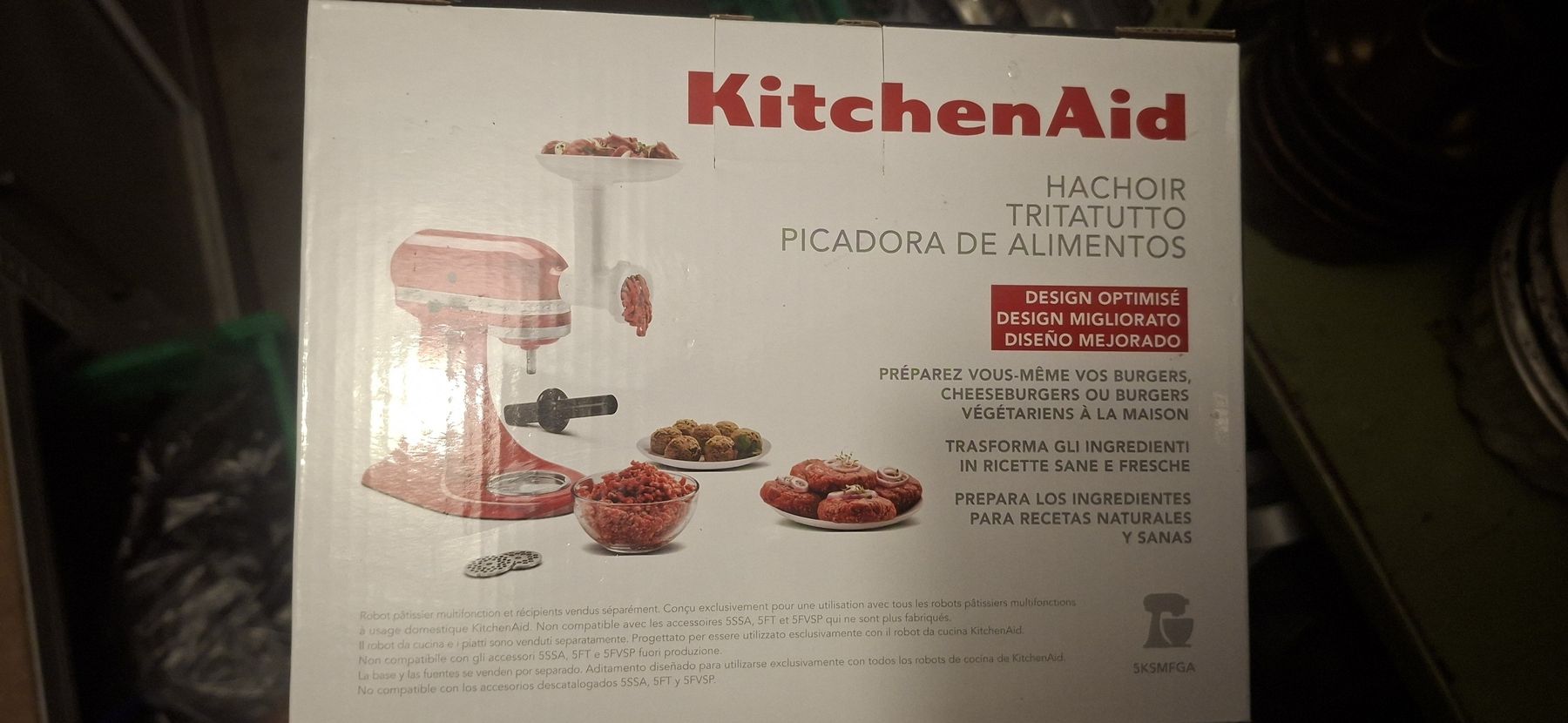 Kitchenaid Küchengeräte: KitchenAid Fleischwolf 5KSMFGA – Neu und originalverpackt aus Belp von fab_cfz8