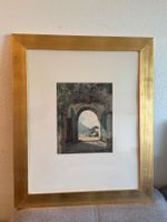 Paul kömme / Wunderschön Aquarell Tessin Gandria