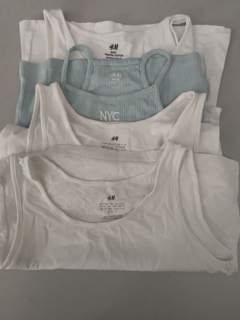 4er Pack H&M Basic Tops, Gr. 146/152, neuwertig