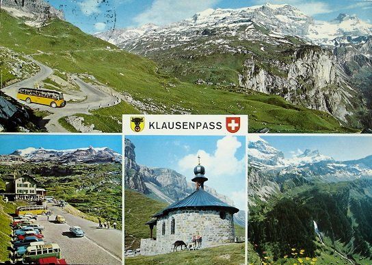 Ansichtskarten: KLAUSENPASS Auto. Postauto – Gebraucht aus Jona von philajona