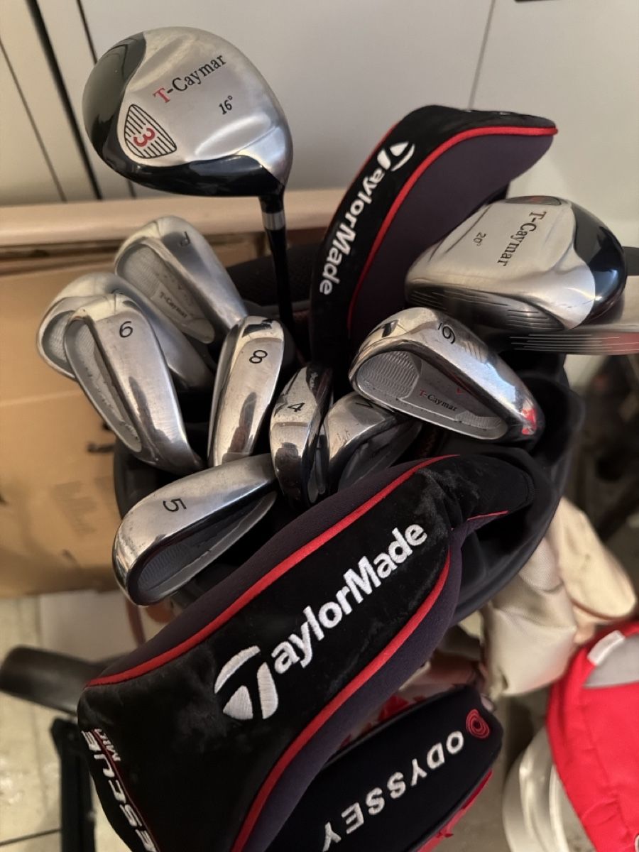 Taylor Made Mazze & Set: Golfschläger-Set mit Tasche und Roller – Usato da Glattbrugg venduto da Vintage94 3