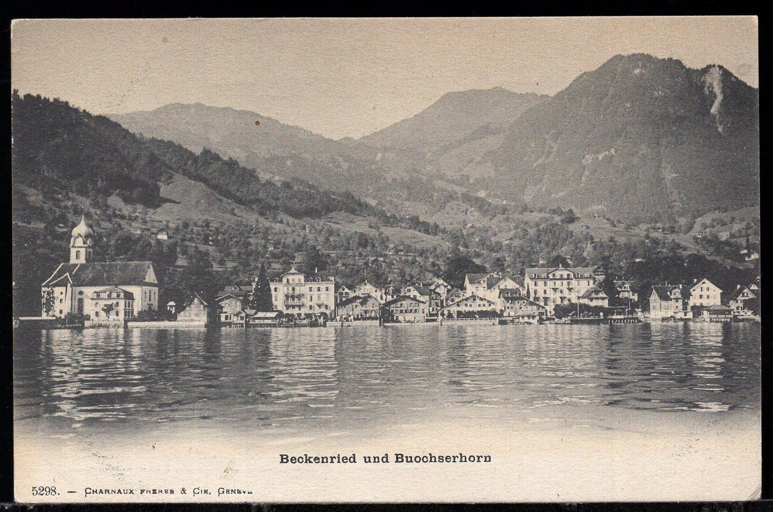 Cartoline postali: Beckenried  und Buochserhorn – Usato da Aarau venduto da kufi44