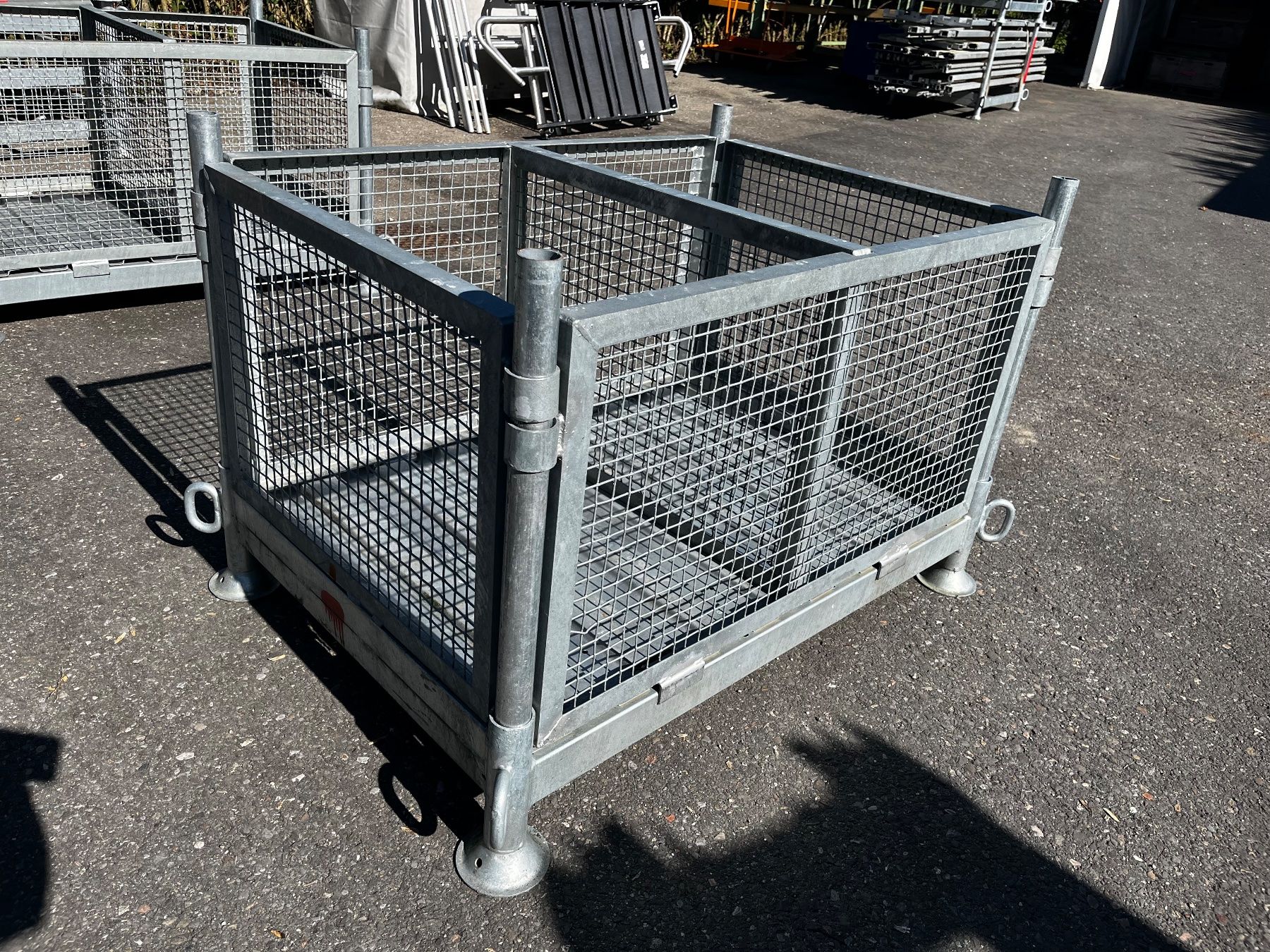 Casse di trasporto: Barellengitterbox zerleg- stapelbar – Usato da grosswangen venduto da Poliniman0