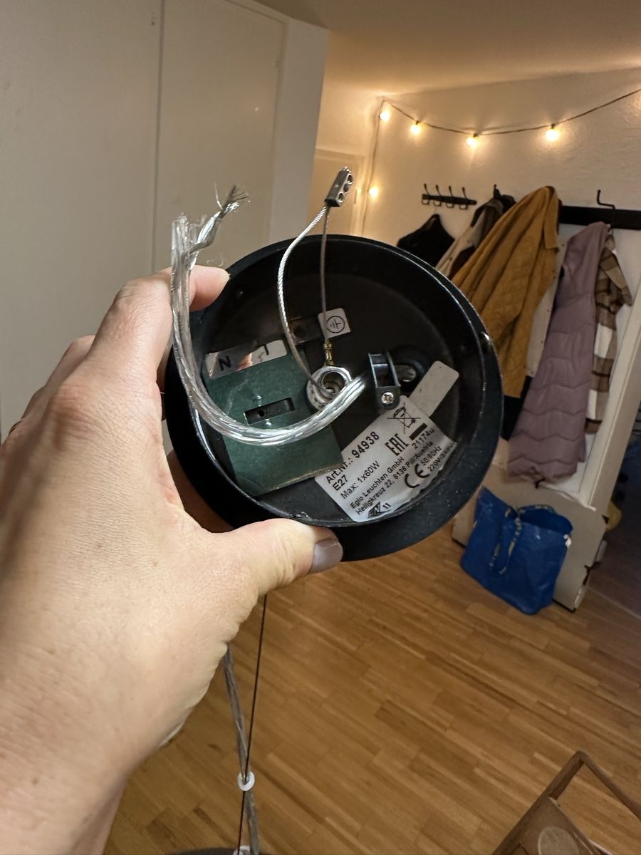 Eglo Lampadari & plafoniere: Eglo Hängeleuchte, schwarz – Usato da Zürich venduto da FrauMalzahn 2