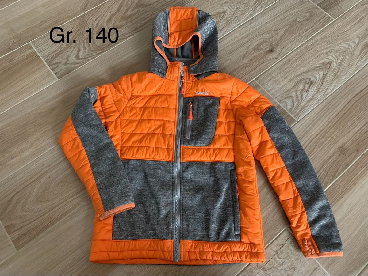 Kamik Giacche & Cappotti: Kamik Übergangsjacke Gr. 140 orange-grau – Usato da Rudolfstetten venduto da Joyw