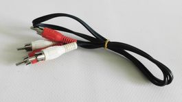 Stereo Audio Cinch-Kabel (RCA) – 65 cm – Rot/Weiss