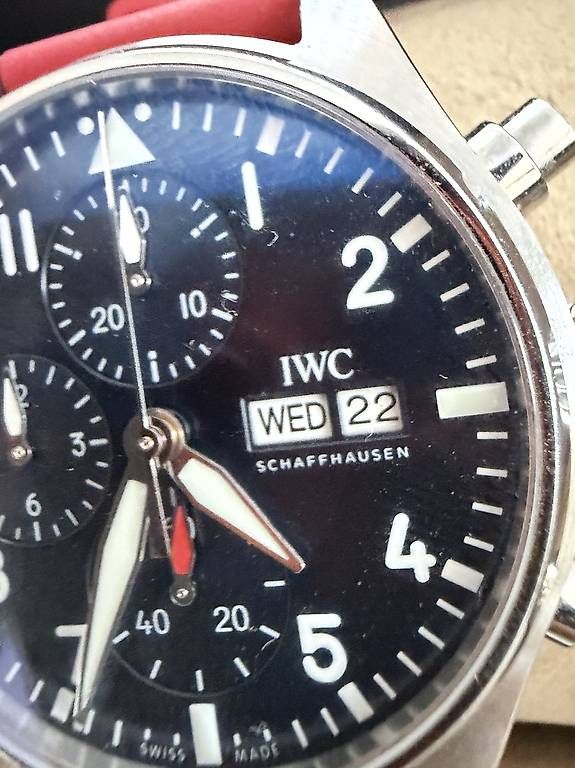 IWC Montres: IWC Pilot Chronograph 41 Blau – D'occasion à Zürich par timeio-swapwatch 3