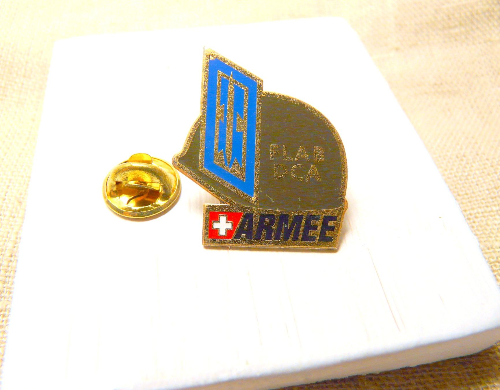 Schweizer Armee Plaketten & Abzeichen: ❗ Schweizer Armee FLAB DCA   +Versand Pin M14L.9 – Gebraucht aus Pully von websurfer1 1
