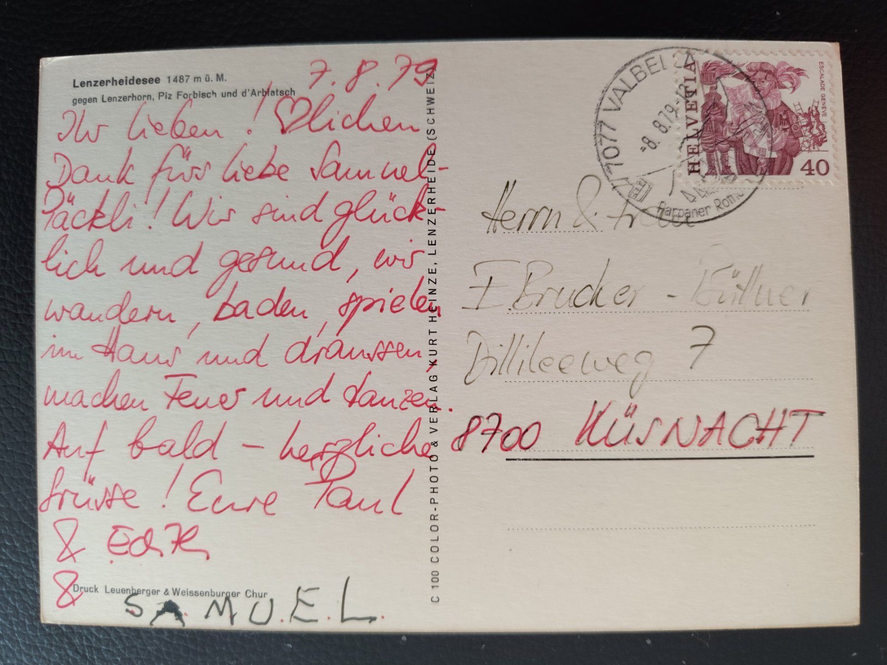 Ansichtskarten: Lenzerheidesee  dat.1979 – Gebraucht aus Ohmstal von Lebensfreude05 1