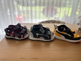 3 paia scarpe bimbo Puma e sandali mis. 24-25 usate