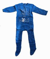 KIABI Pyjama Schlafanzug Gr 86/92, Blau mit Hasen Motiv🐰💙