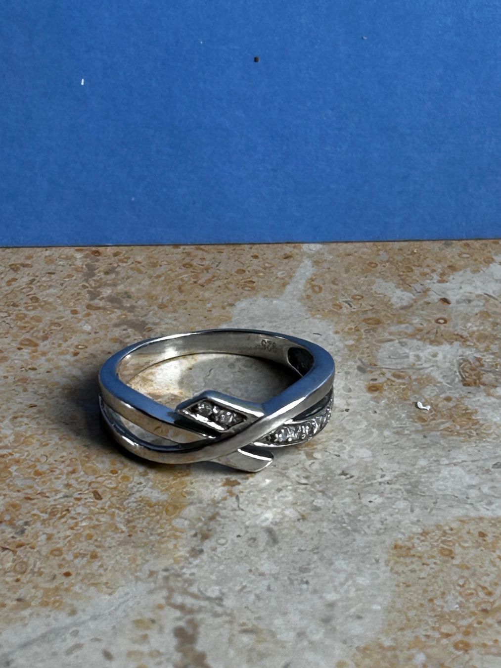 Anelli: Silberring Glitzerschlaufe (56) – Usato da Dittingen venduto da Bijoubelle 3