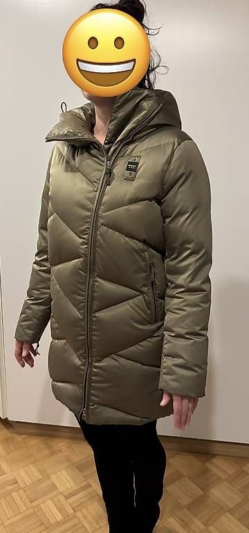 Cappotti: BLAUER Daunenjacke, Grösse S, warm, Winter – Usato da Luzern venduto da Llarry