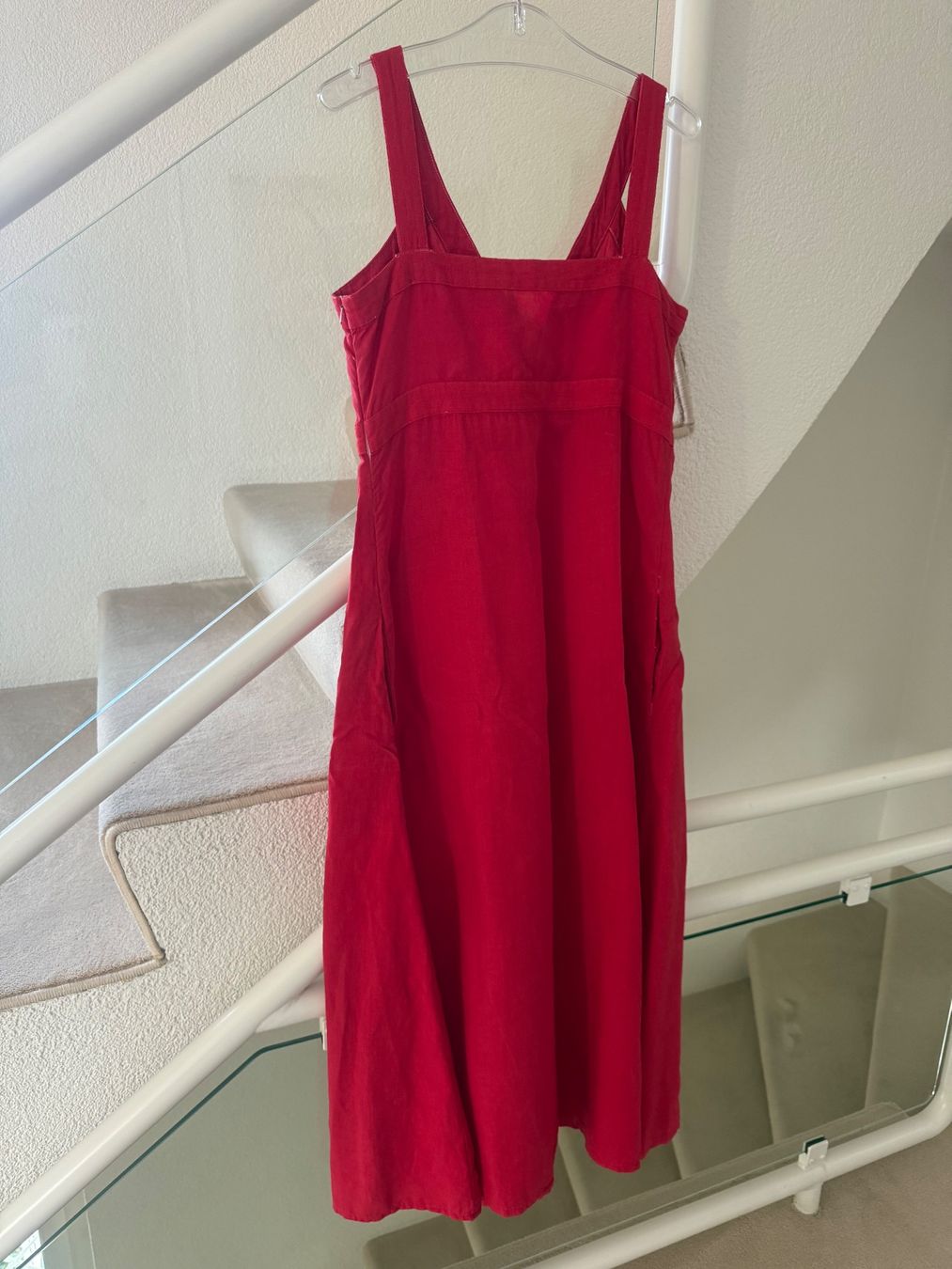 Vestiti: Kleid in Leinen rot Grösse M – Usato da Zollikon venduto da dorean 3