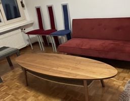 Couchtisch Nussbaumfurnier 180x59 cm (40 hoch)