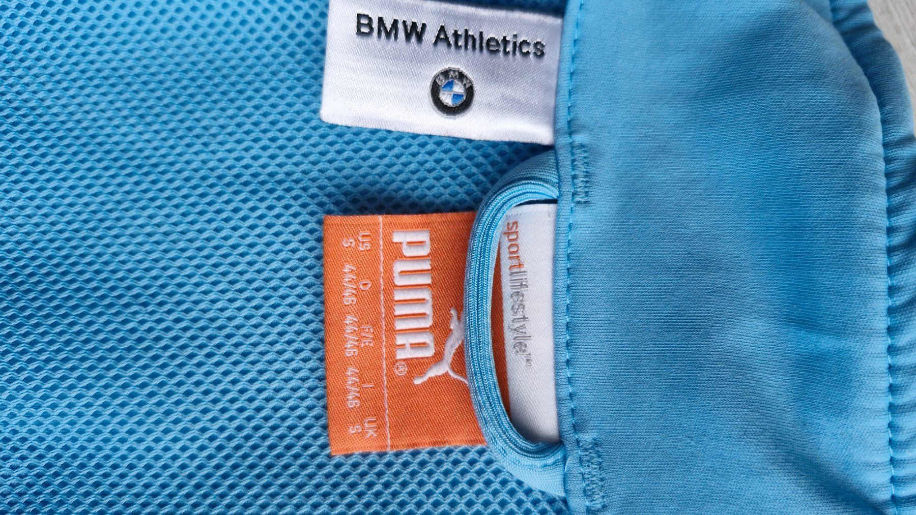 Puma Jacken: Puma BMW Atlethics Softshell Jacke in hellblau dünnn – Gebraucht aus Wyssachen von Soenne 6
