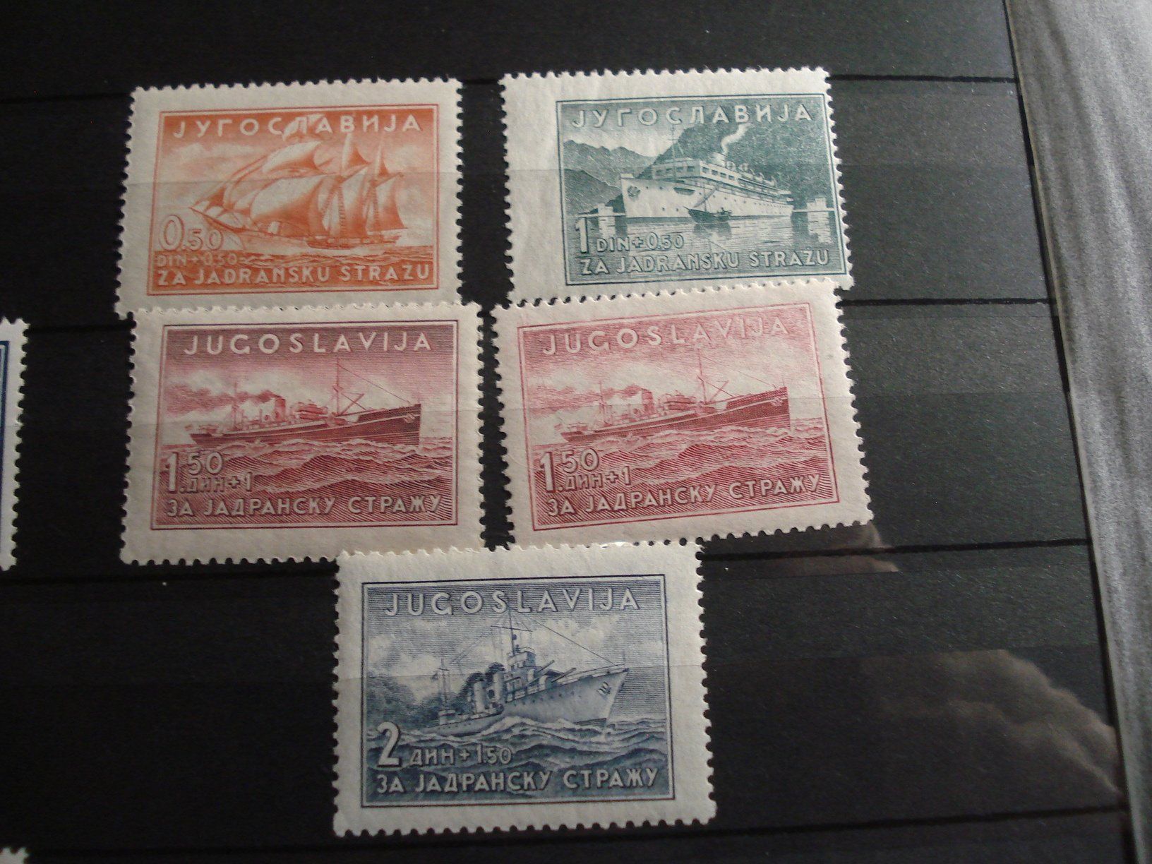 Tous les timbres: Satz Jugoslawien 1939 **, Schiffe – D'occasion à Niederwil AG par morostahu