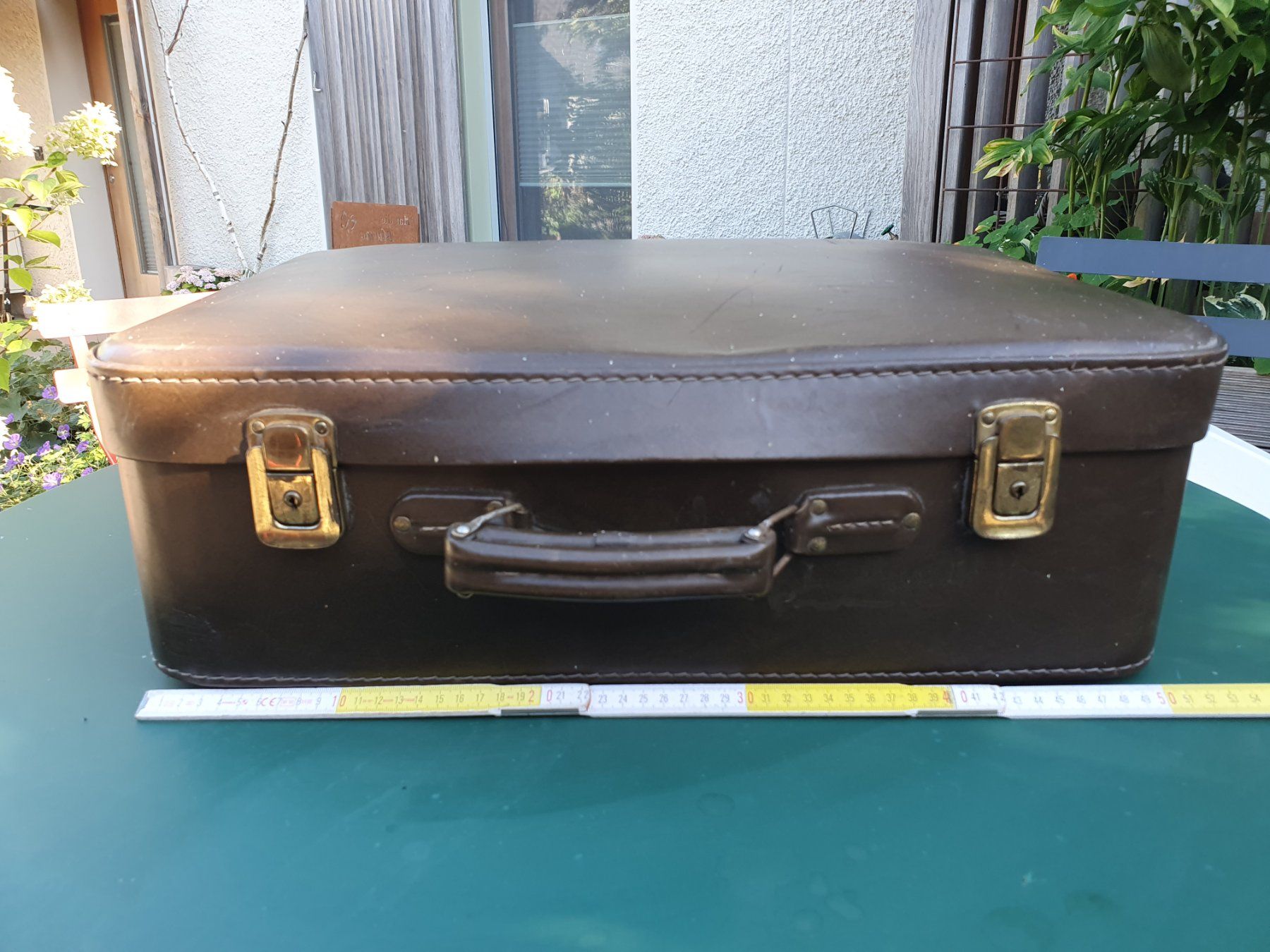 Valigie: Vintage Koffer Leder braun – Usato da Rifferswil venduto da Mispel77