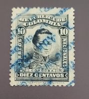 Kolumbien 1917 alte briefmarke