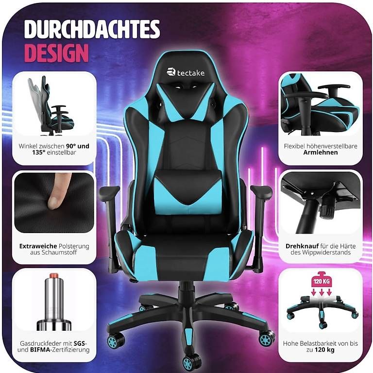 Stühle: Racing Gaming Stuhl Twink – Gebraucht aus Zürich von ceko8048 3