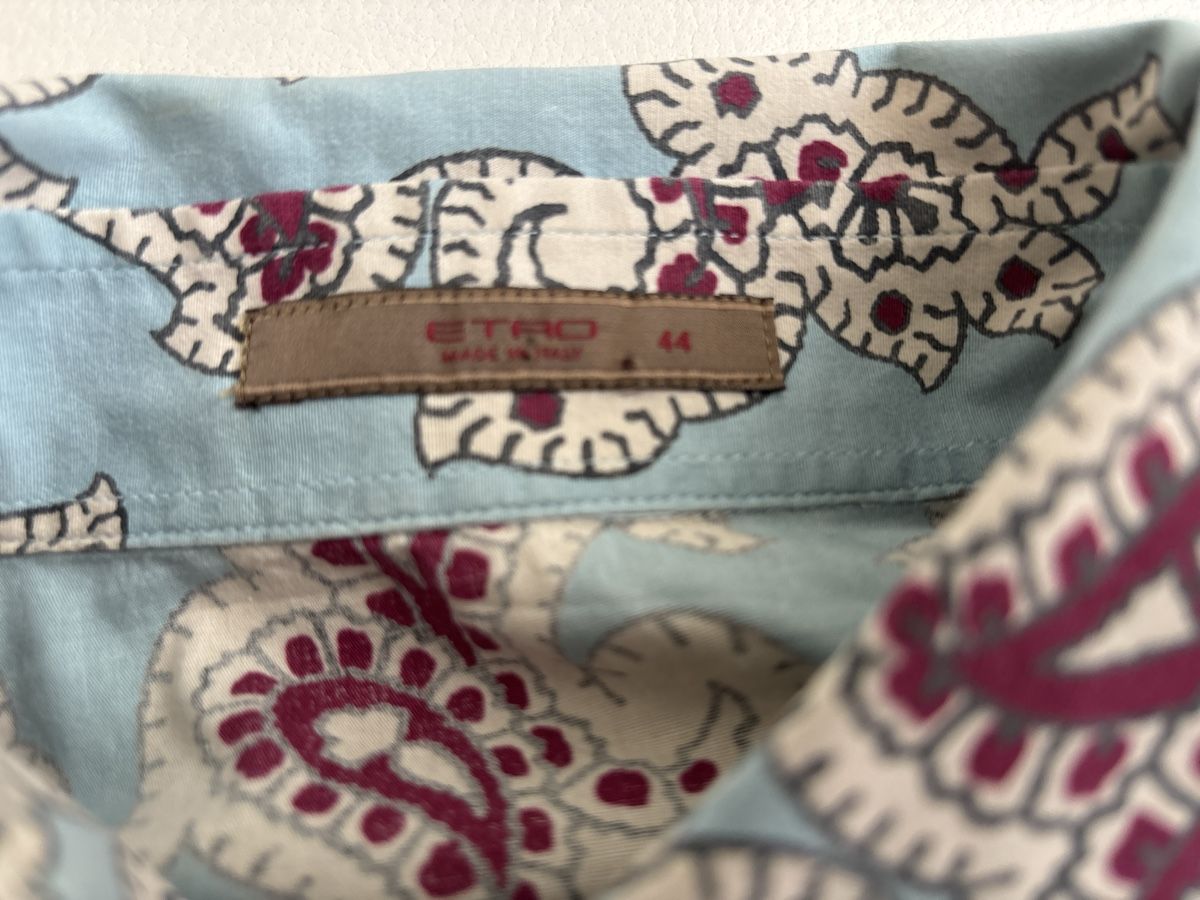 Etro Camicette: Hemd Etro Paisley Muster Grösse 44 – Usato da langenthal venduto da rundholz7 7