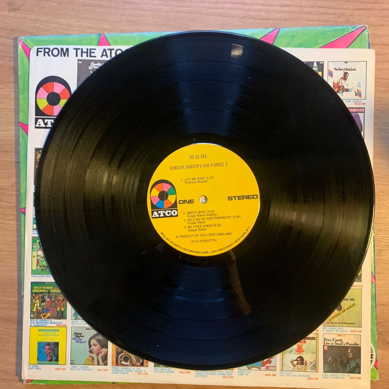 Dischi in vinile: GINGER BAKER'S AIR FORCE - 2...OG US 1970...VG+/VG+ – Usato da Gals venduto da Diskopatshop 5