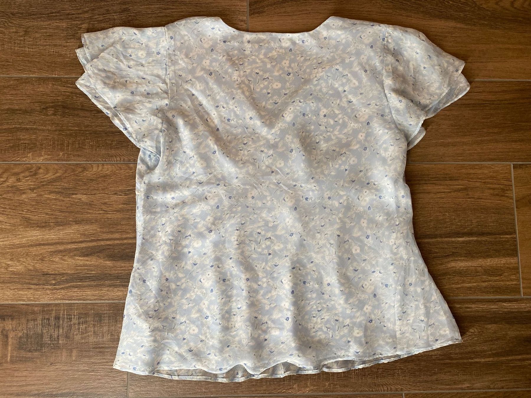 Ralph Lauren Camicette: Ralph Lauren Bluse mit Blumenmuster hellblau Gr. XL – Usato da Pratteln venduto da a23_j2gs 2