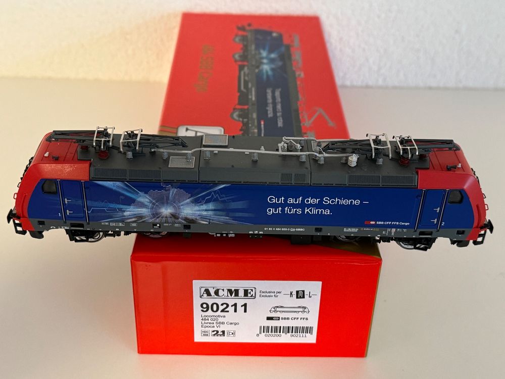 ACME Modelleisenbahnen: ACME SBB Cargo Re 484 020 digital neuwertig – Neu (gemäss Beschreibung) aus Goldau von Bergsturz1806 1