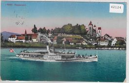 Rapperswil - Dampfer "Stadt Zürich" - Litho