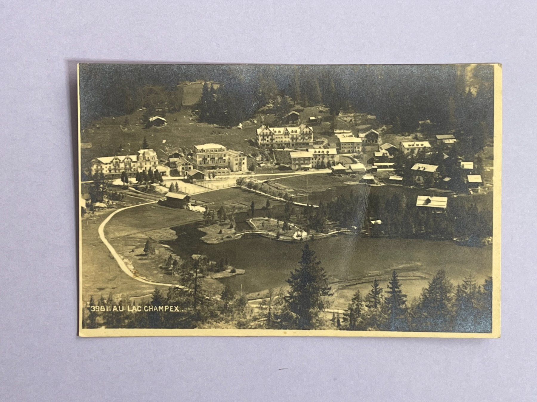 Cartes postales: Au Lac de Champex – D'occasion à Steg VS par danwer74